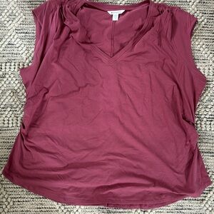 Athleta Outbound V-neck Tee 3XL Rose